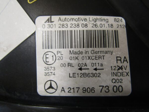 Koplamp MERCEDES S KLASSE 217 W217 ILS SWAROVSKI Links LH 14-20 Z43/K3/1A