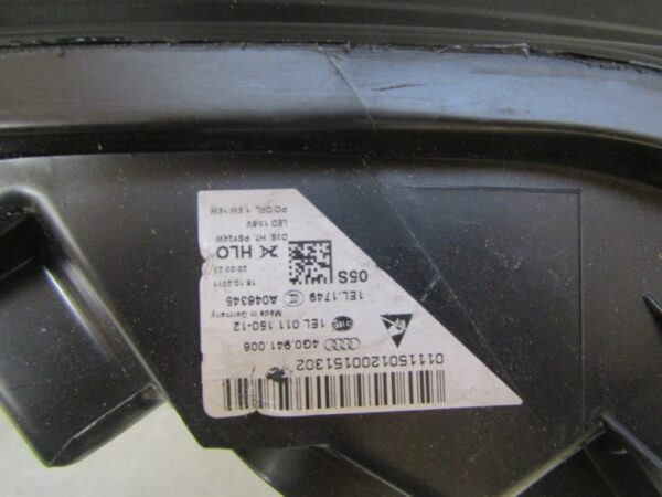 Koplamp AUDI A6 C7 NIET-DRIVEREND XENON 11-14 RH Rechts 4G0941006C S1581/K3/4C