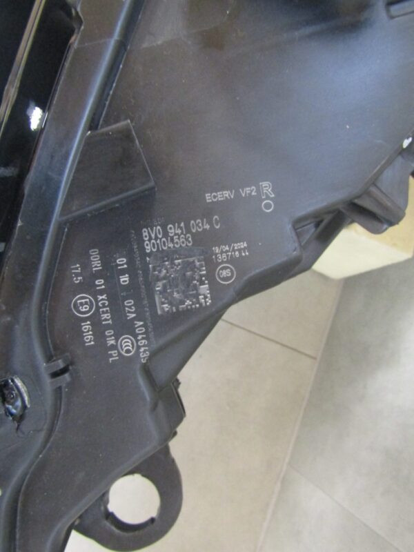 Koplamp  AUDI A3 8V0 8V VOLLEDIGE LED Facelift 16-20 RH Rechts 8V0941034C S1585/K3/4D