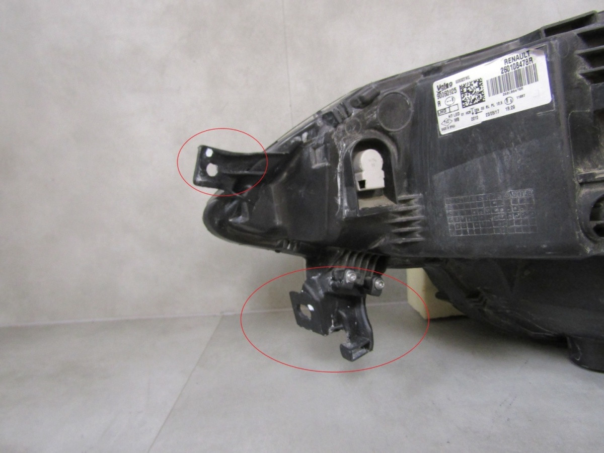 Koplamp Renault Megane IV 4 Standaard LED-Lens 16-20 RH 260108478R S1685/K3/11C