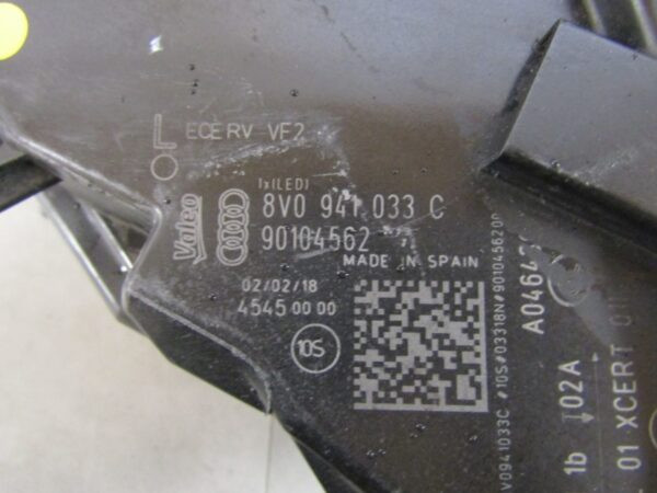 Koplamp Audi A3 8V0 Facelift FULL LED 16-20 LH Links 8V0941033C Q1456/K3 6F