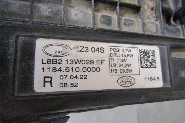 Koplamp Land Rover Defender II FULL LED 20- RH Rechts L8B2 13W029 Q1519/K3 16E