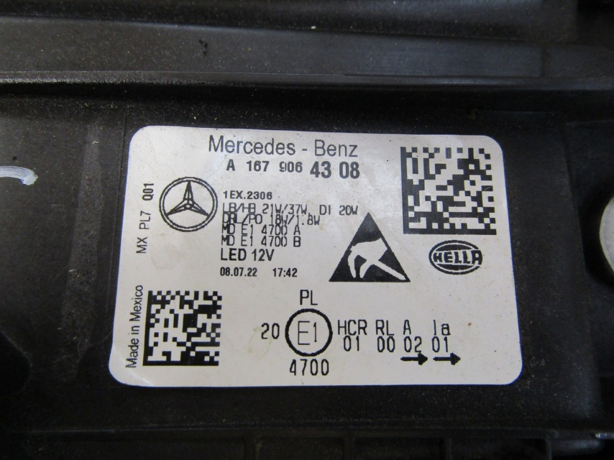 Koplamp Mercedes GLE W167 FULL LED Performance 19-23 LH A1679064308 Q1251/K4 10E