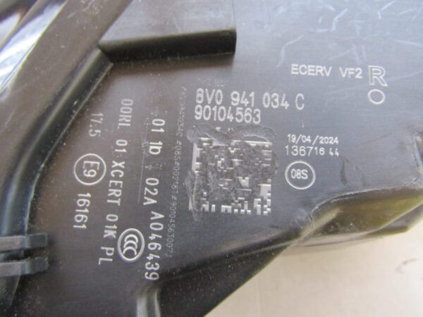 Koplamp Audi A3 8V0 Facelift FULL LED 16-20 RH Rechts 8V0941034C Q1427/K3 4F