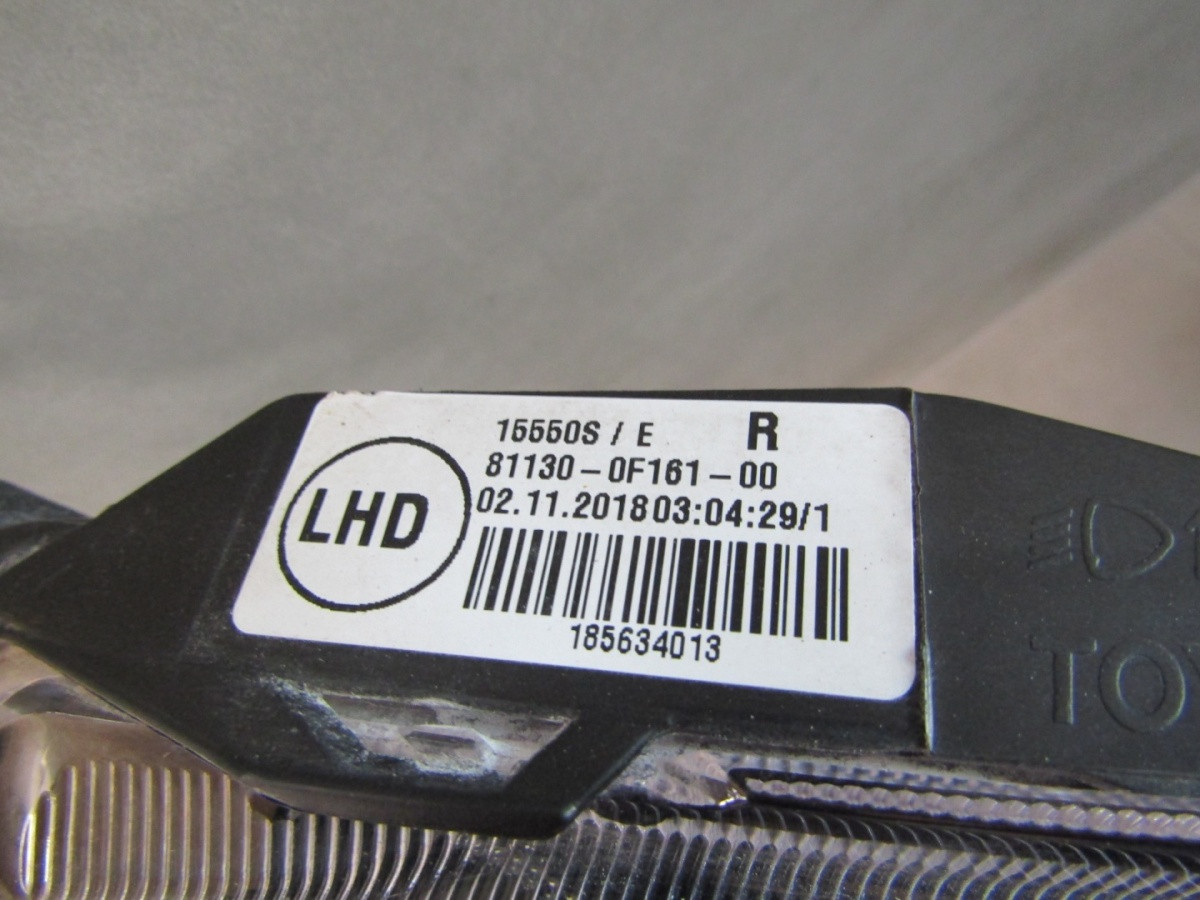 Koplamp Toyota Verso Facelift Standaard Lens 13-18 RH Rechts 81130-0F161 Q1506/K3 6F