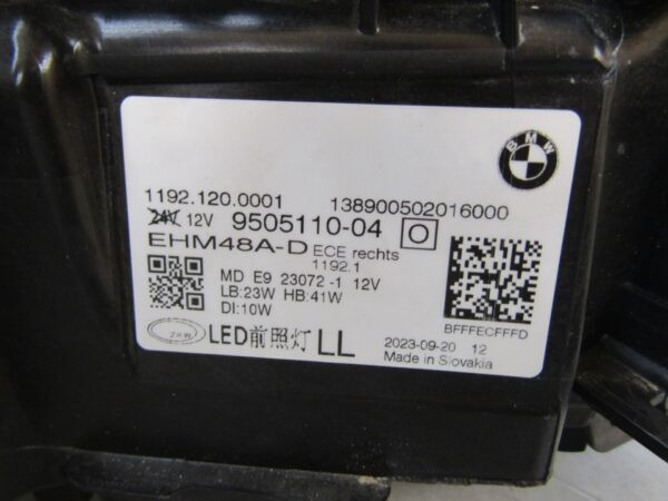Koplamp BMW 4 G22 G23 G26 FULL LED SHADOW LINE 20-24 RH Rechts 9505110 Q1416/K3 4G