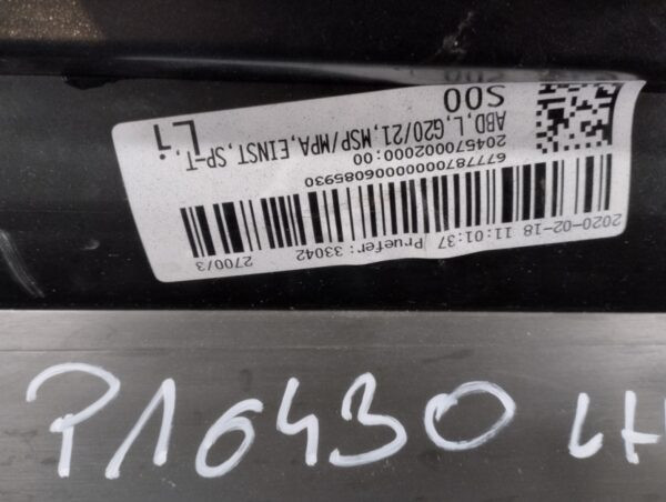 Zijskirt Links Dorpellijst BMW 3 G20 G21 M-Pakket MPakket 18- Sedan Stationwagen 51778069381 Dorpel P16430
