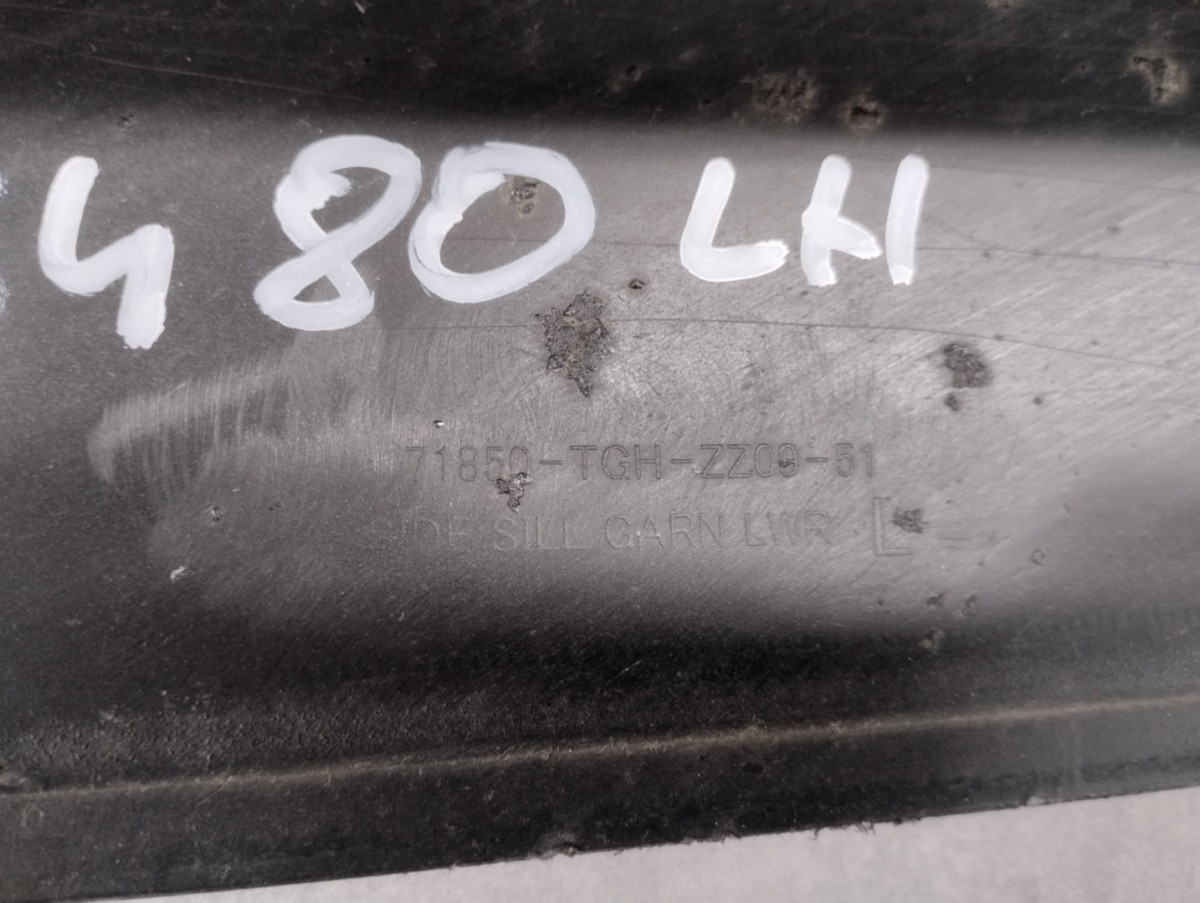 Zijskirt Links Dorpellijst Honda Civic X 10 Type RS 17-  71850-tgh-zz00-51 Dorpel P16480