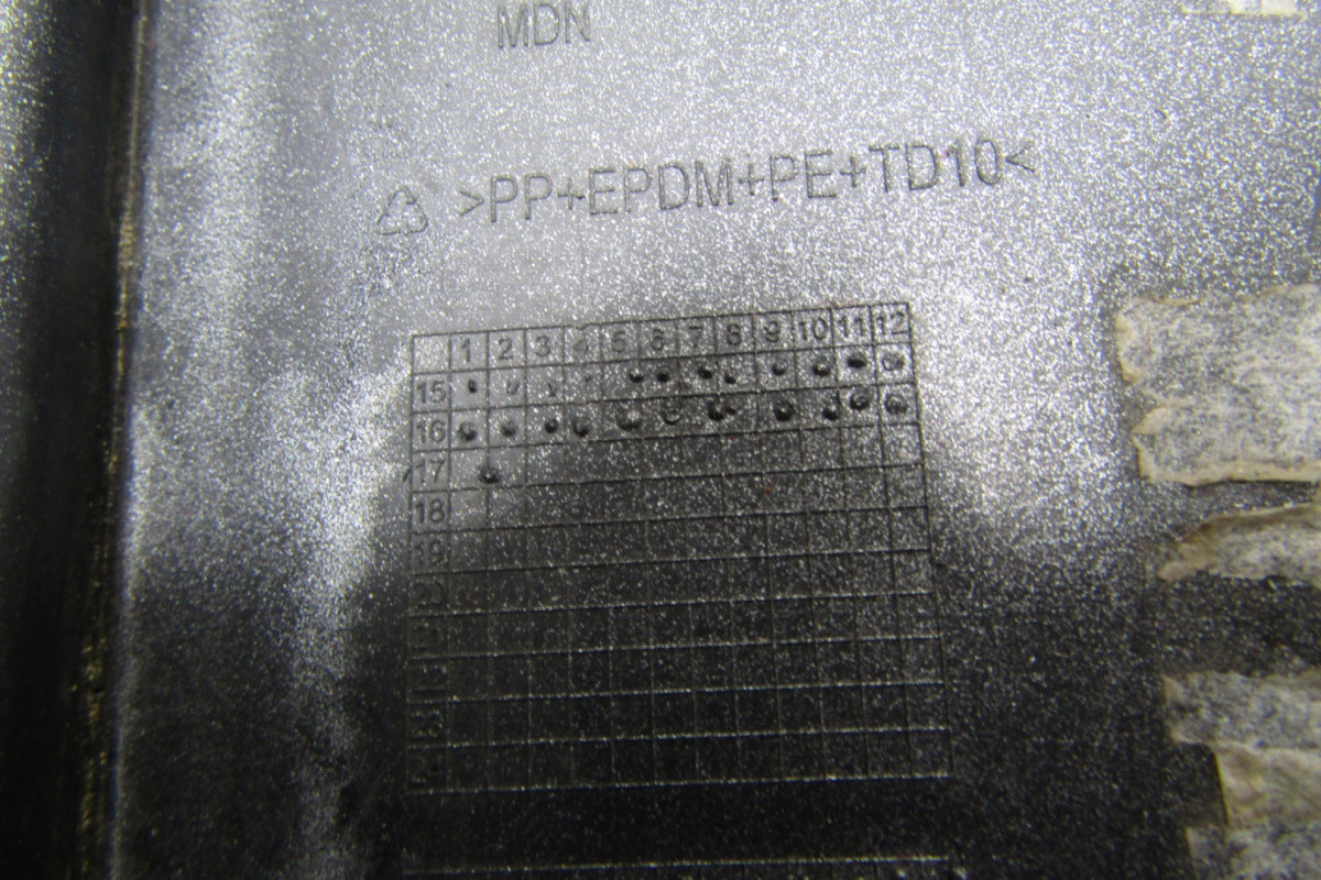 Spoiler Hoekstrip Linksachter VW T6 Multivan 7E0807321D 15-21 P15532A