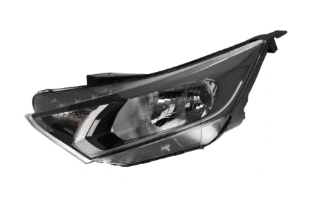 Koplamp HYUNDAI I20 III 2021-2025 LEFT HEADLIGHT REGULAR VERSION H7 WITHOUT PARKING PANEL 01-Q000-01E2-L 92101-Q0000