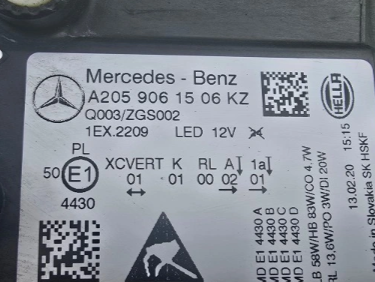 Koplamp MERCEDES C-CLASS W205 FACELIFT FULL LED HEADLAMP A205 906 15 06 KZ.