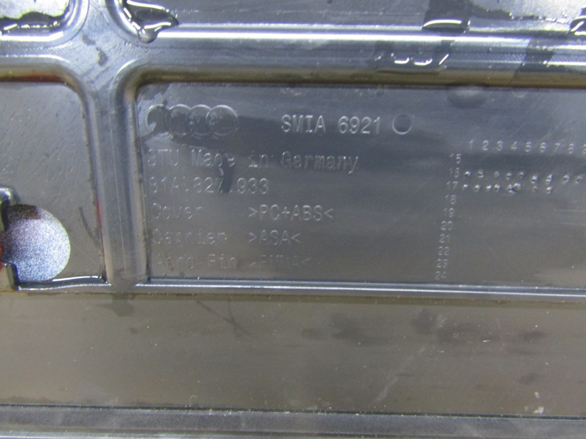 Spoiler Aileron Vizier Achterklep AUDI Q2 81A 16-19 81A827933 MK3439