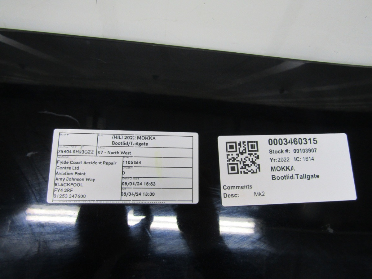 Spoiler Achterklep Achterzijde Opel Mokka B II 2 20- 984104039V 119364A0 PJ497