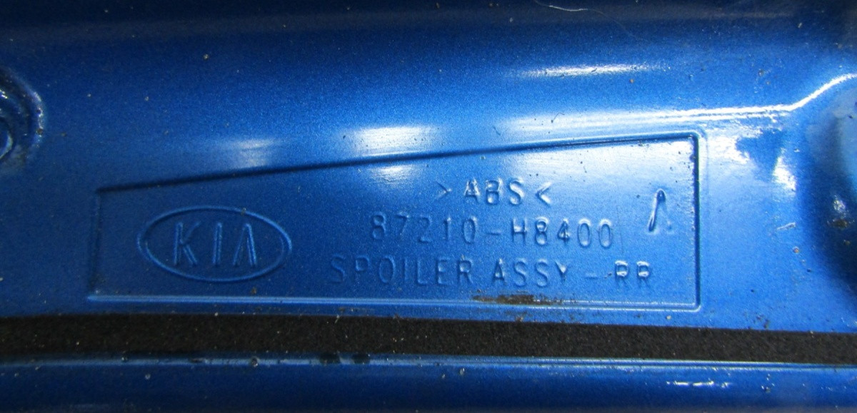 Spoiler Aileron Vizierklep Achter Kia Stonic 17- 87210H8400 PJ638