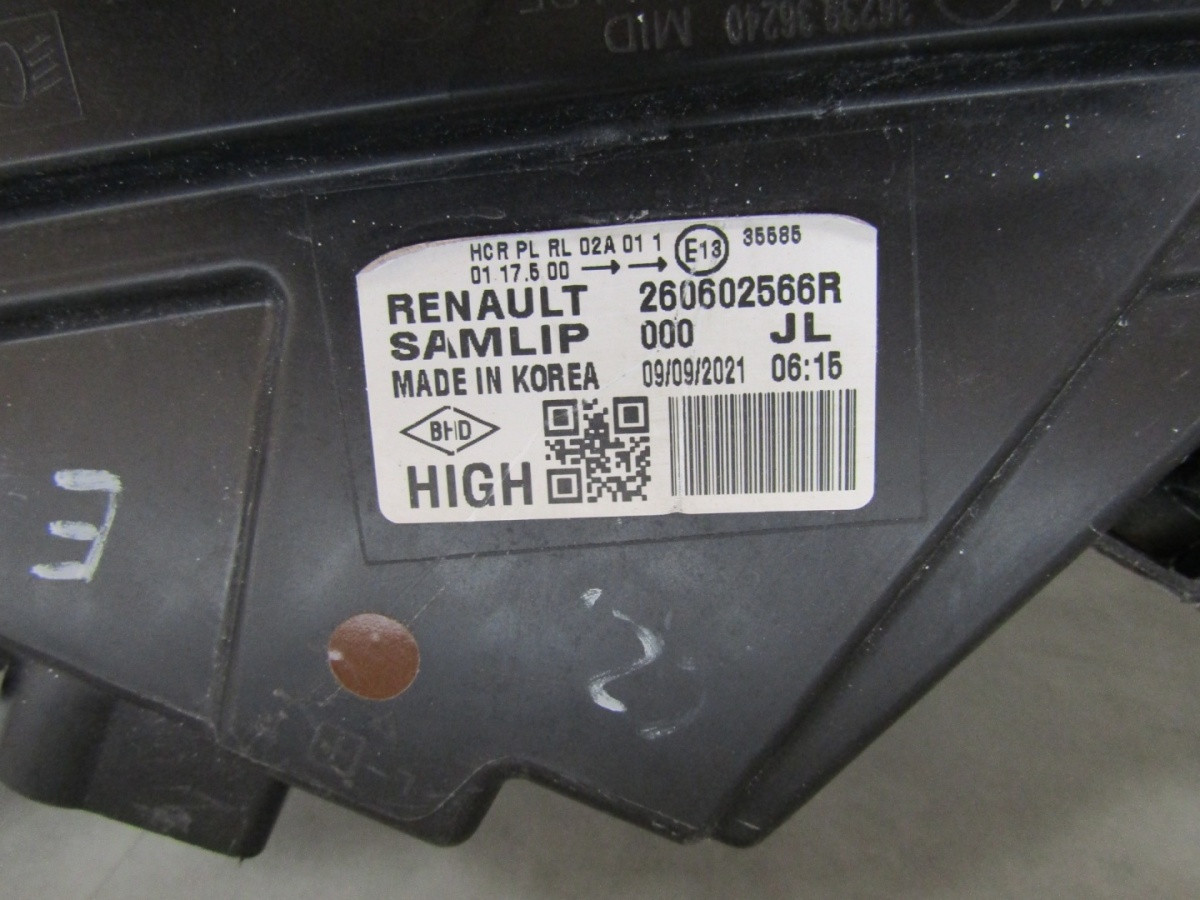 KOPLAMP RENAULT ARKANA LED PURE VISION 19- LH LINKS 260602566R S1815//C221