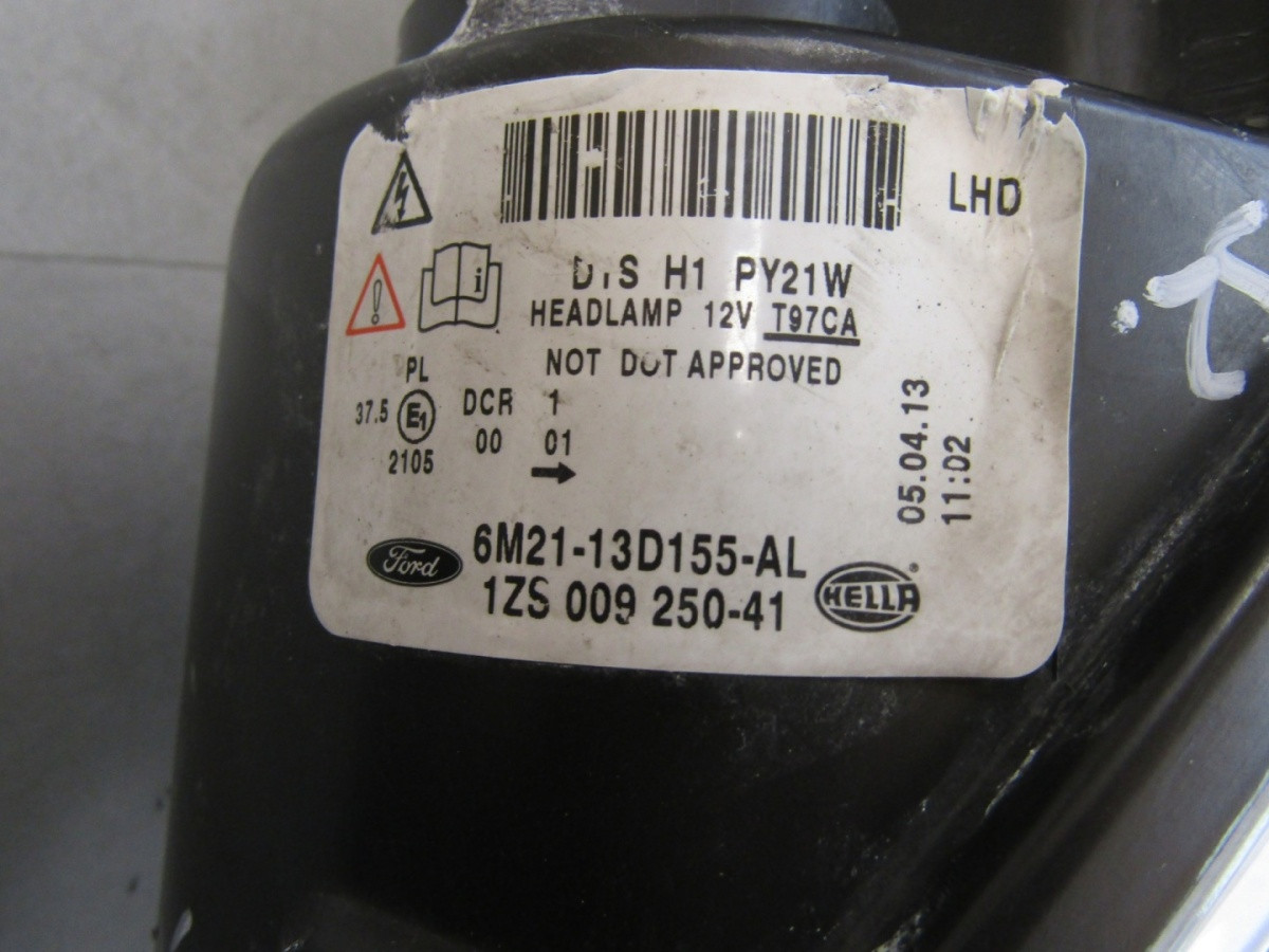 KOPLAMP FORD S-MAX MK1 XENON NIET-DRAAIEND LINKS 6M21-13D155-AE 06-10 Z180/K4/17C