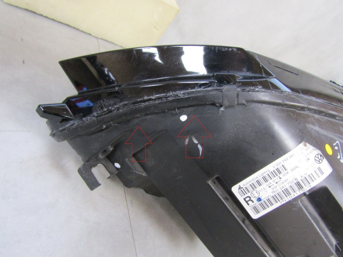 Koplamp VOLKSWAGEN VW SHARAN II 2 Facelift 15-22 XENON DRAAIEND RH 7N1941752B S1774/F181