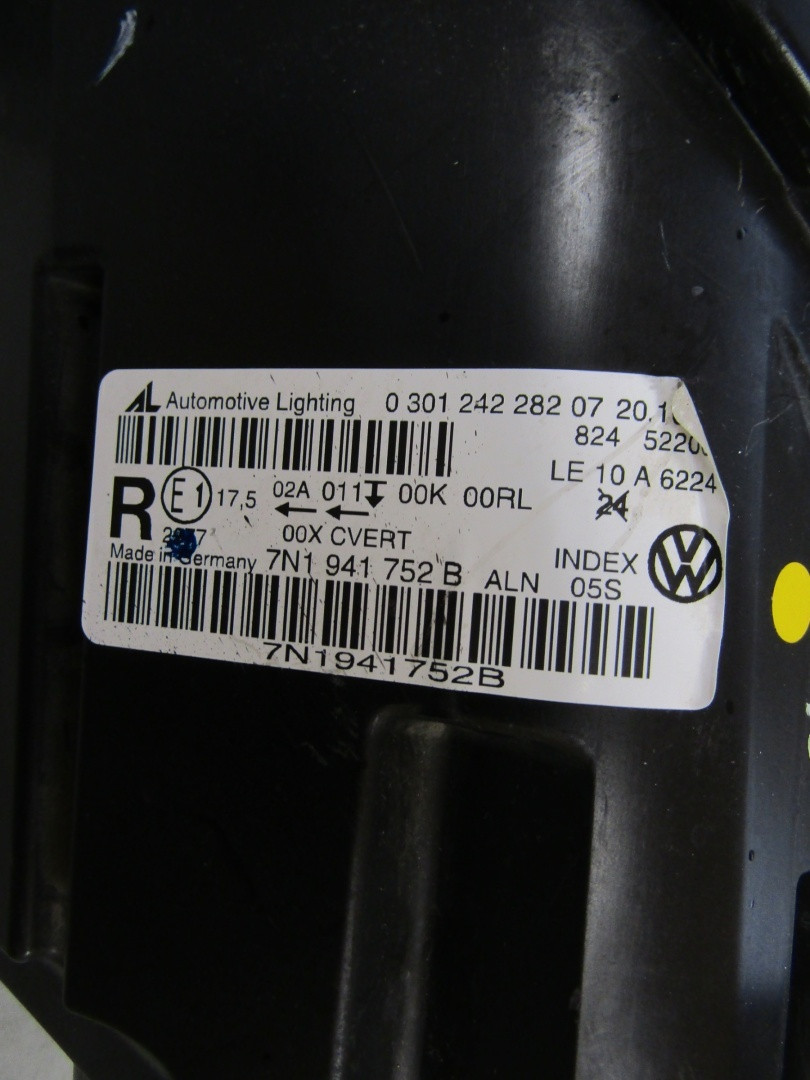 Koplamp VOLKSWAGEN VW SHARAN II 2 Facelift 15-22 XENON DRAAIEND RH 7N1941752B S1774/F181