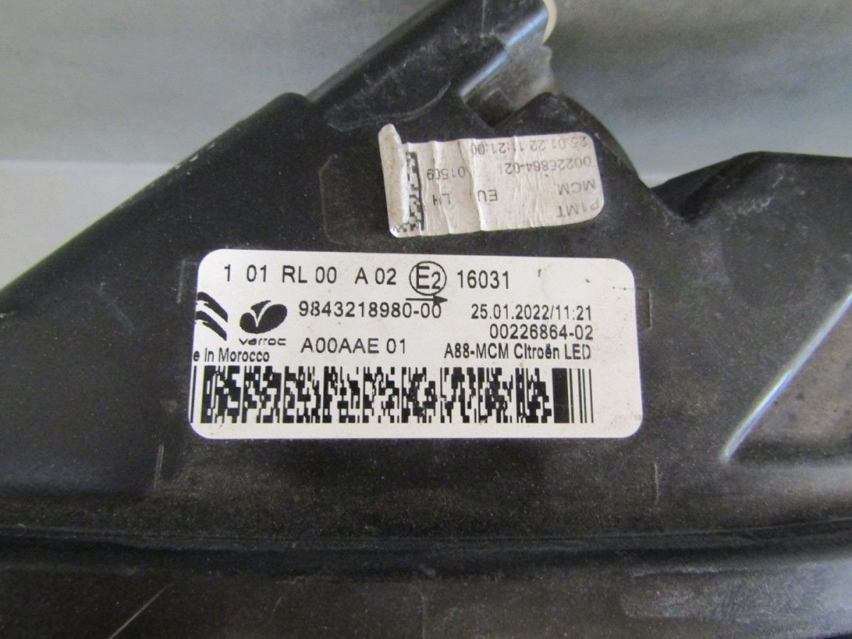 Koplamp CITROEN C3 III AIRCROSS Facelift LED DRL 21-24 LH 9843218980-00 S805/D10