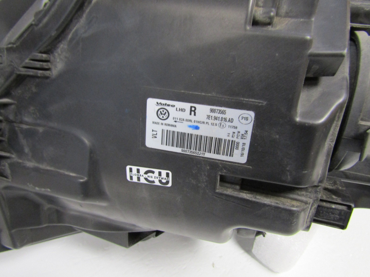 Koplamp VW T6 7E1 Standaard 15-19 RH 7E1941016AD A199/E37