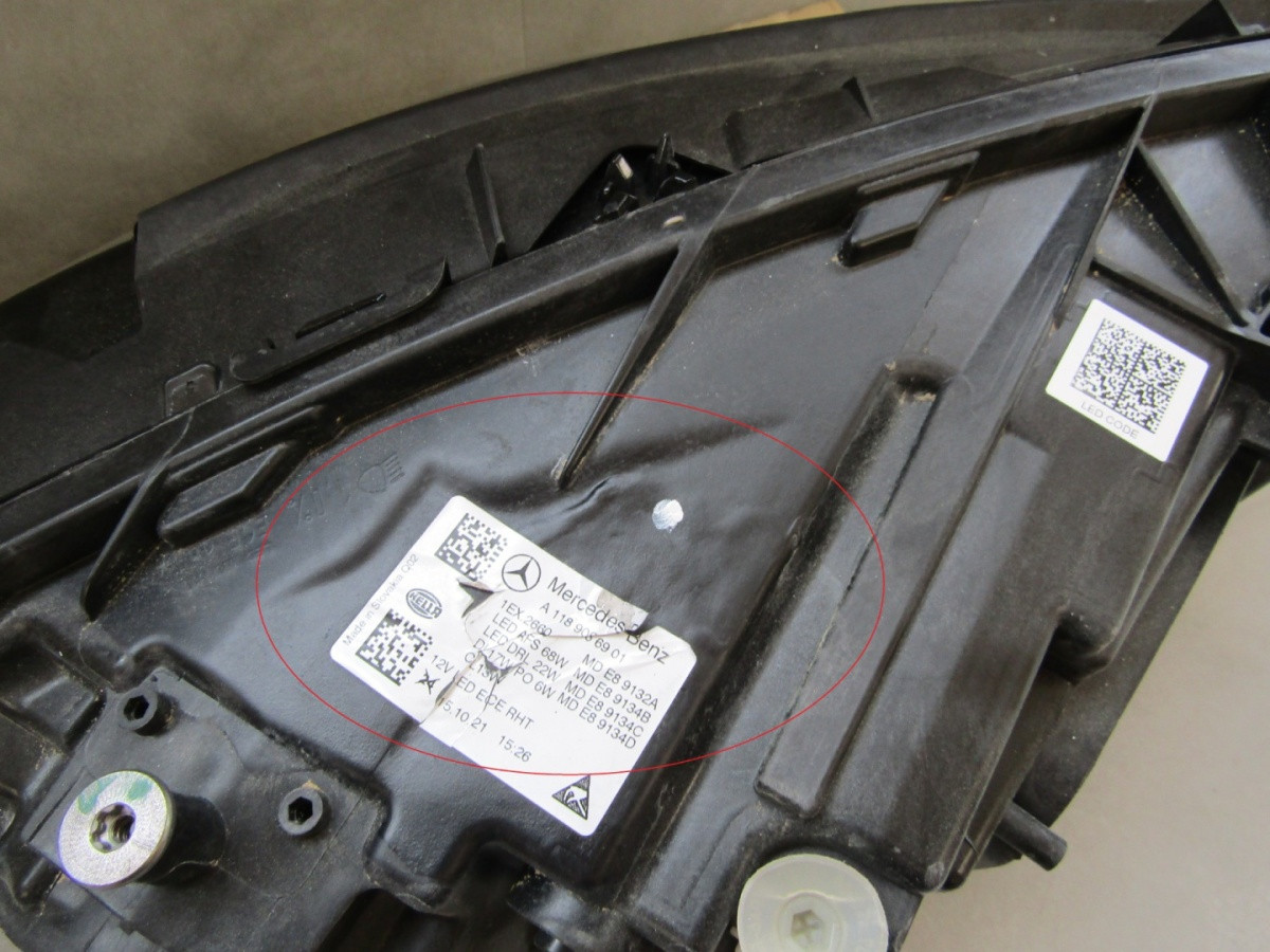 KOPLAMP Mercedes CLA W118 Multibeam Full LED 19-23 LH A1189066901 S828/A13