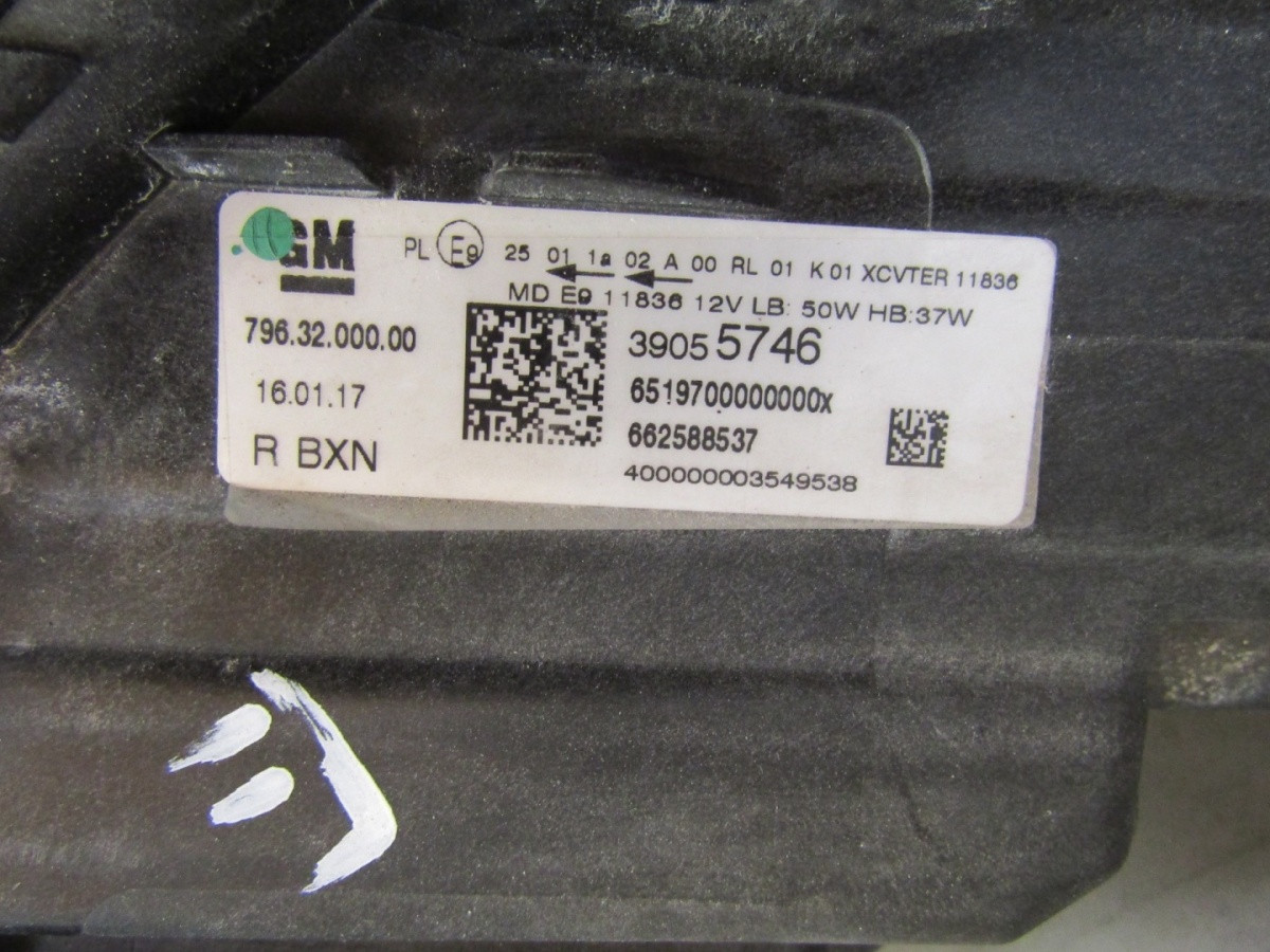 Koplamp Opel ASTRA K LUX Full LED Rechts 15-19 39055746 S1802/F126