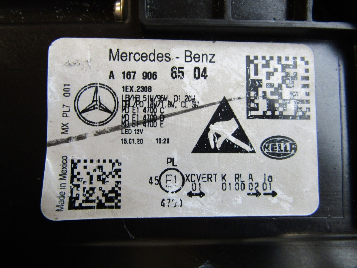 Koplamp Mercedes GLE 167 FULL LED MULTIBEAM 19-23 LH Links A1679066504 Z159/K3/2C