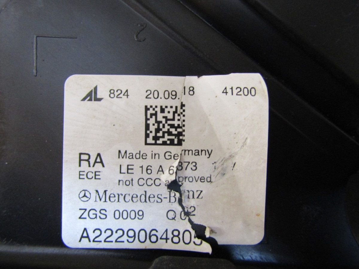 Koplamp Mercedes S-Klasse 222 Facelift FULL LED MULTIBEAM RH Rechts 17-20 A2229064805 Z162/K3/3D