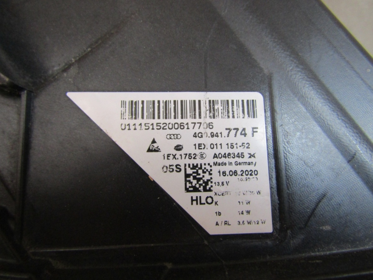 Koplamp Audi A6 RS6 C7 12-14 Full LED Rechts 4G0941774F S1777/F185