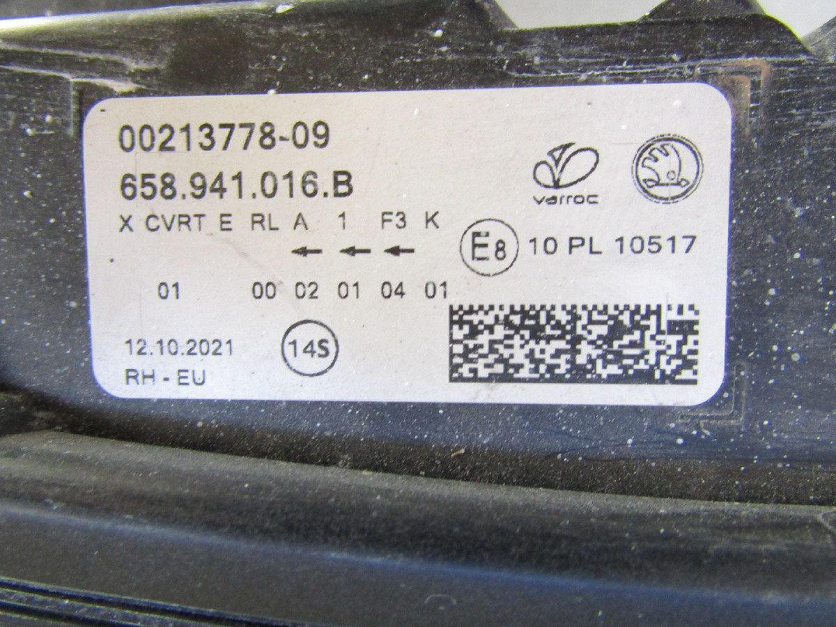 Koplamp SKODA KAMIQ 658 Full LED 19-23 RH 658.941.016.BS309/A46