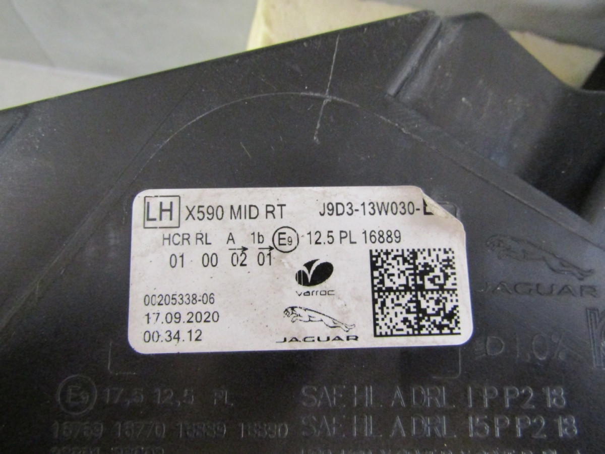 Koplamp JAGUAR IPACE I-PACE FULL LED MID 18- LH Links J9D3-13W030 S1756/K5/2E