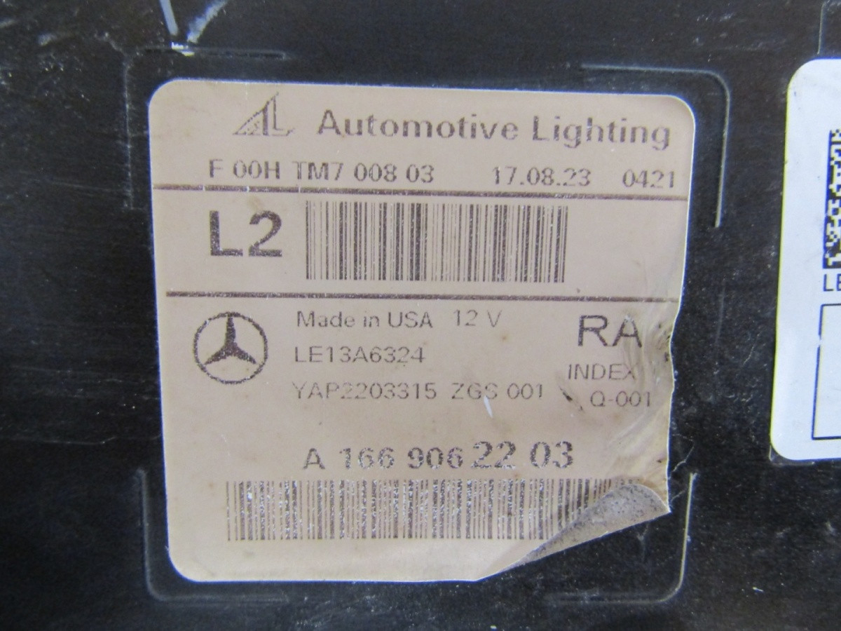 Koplamp MERCEDES GLE 166 Facelift FULL LED ILS 15-19 RH A1669062203 S1775/F190