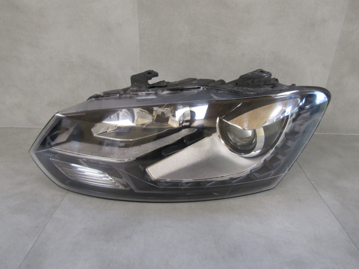 KOPLAMP VW Polo 6R NIET-DRIVEREND XENON + LED 09-14 LH 6R1941031D Q896/K4 13E