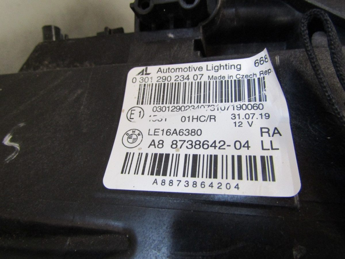 Koplamp BMW 2 F45 F46 Facelift LCI FULL LED 18-22 RH 8738642 Q1654/K3 15B