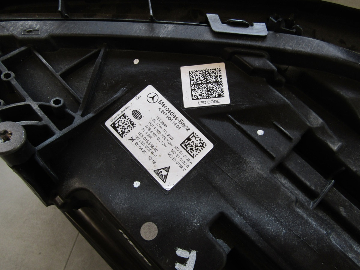 Koplamp Mercedes B-Klasse 247 Facelift MULTIBEAM 23- RH A2479061404 Q823/K5 8G