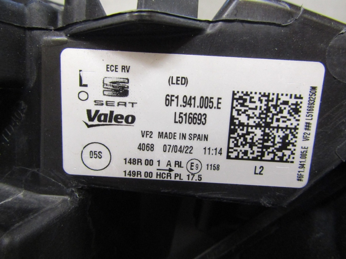 Koplamp Seat Ibiza V Arona Facelift LED 21- LH Links 6F1941005E Q1636/K3 2F