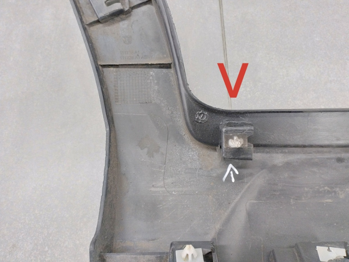 Zijskirt Dorpellijst Links Opel Crossland X 17- 111738 a1 Dorpel P16640