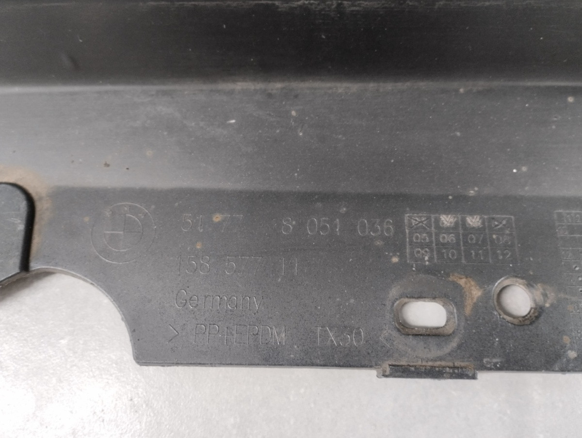 Zijskirt Dorpellijst Rechts BMW 1 F20 M-Pakket MPakket 5D 11-19 51778051036 Dorpel P16602