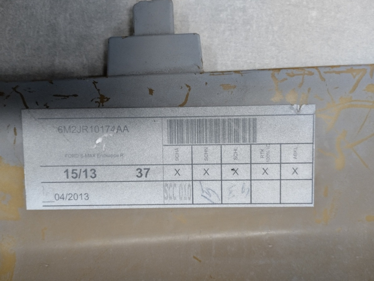 Zijskirt Rechts Spatbord Dorpellijst Ford S Max MK1 06-14 ST Titanium 6M2JR10174aw Dorpel P16629