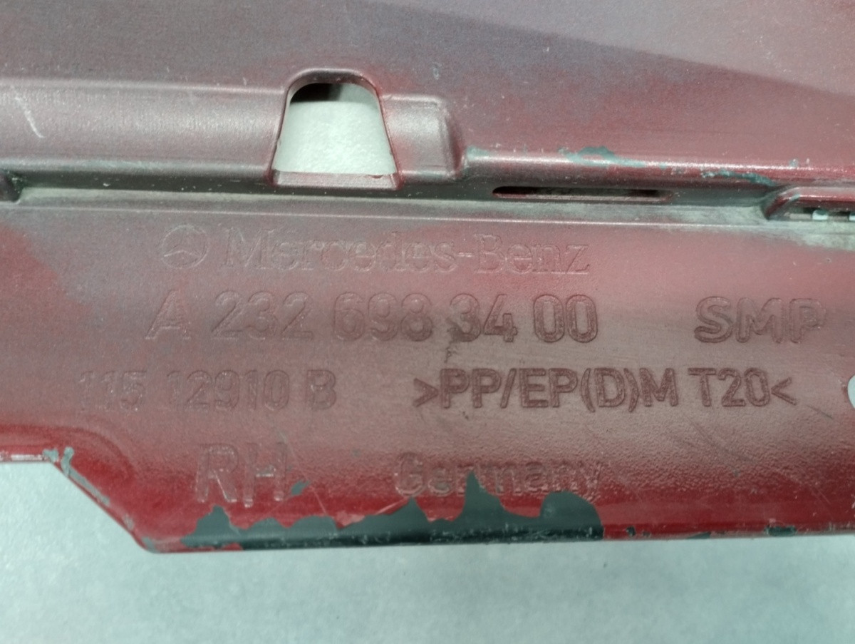 Zijskirt Dorpellijst Rechts Mercedes SL R 232 AMG 22- a2326983600 Dorpel P16598