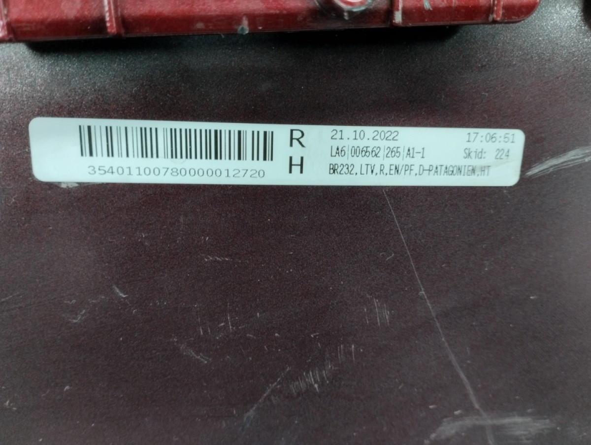 Zijskirt Dorpellijst Rechts Mercedes SL R 232 AMG 22- a2326983600 Dorpel P16598