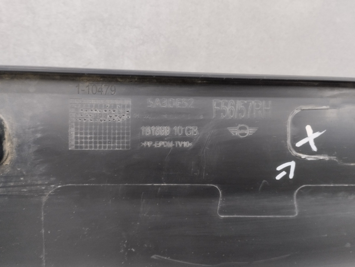 Zijskirt Dorpellijst Rechts Mini Cooper F56 F57 13-24 16189910GB Dorpel P16617