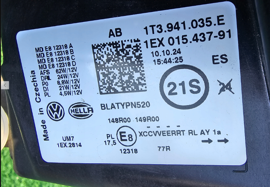 Koplamp Volkswagen ID BUZZ 1T3 FULL LED HEADLAMP 1T3.941.035.E