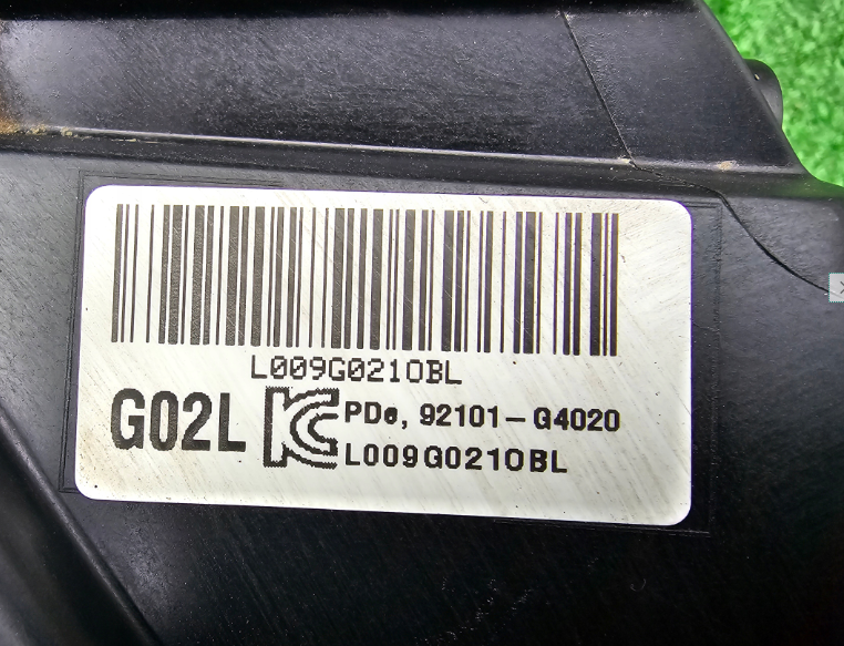 Koplamp HYUNDAI I30 3 III FRONT LAMP LENS 92101-G4020