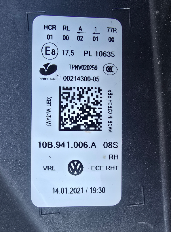 Koplamp Volkswagen ID3 FULL LED HEADLAMP 10B.941.006.A