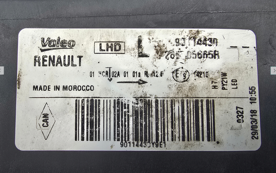 Koplamp DACIA SANDERO 2 II FACELIFT H7+ LED FRONT LAMP DACIASANNNNN2