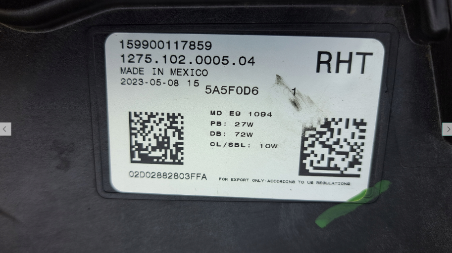 Koplamp BMW X7 G07 FACELIFT FULL LED HEADLAMP 1275.102.0005.04