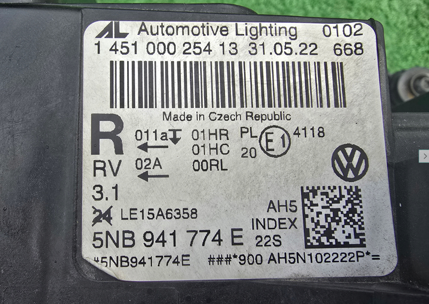 Koplamp Volkswagen TIGUAN 2 II FULL LED FRONT LAMP 5NB941774E