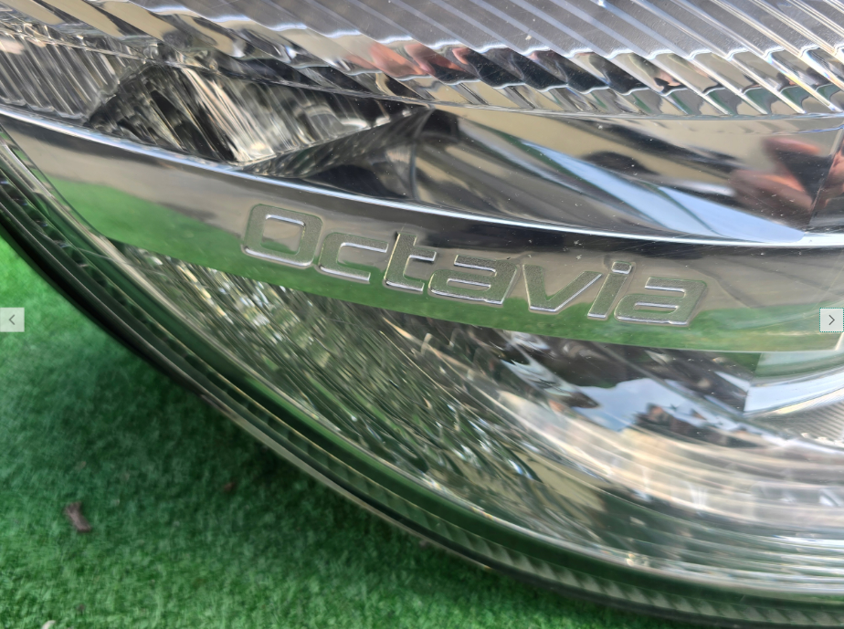 Koplamp SKODA OCTAVIA 2 II FACELIFT FRONT LAMP LENS