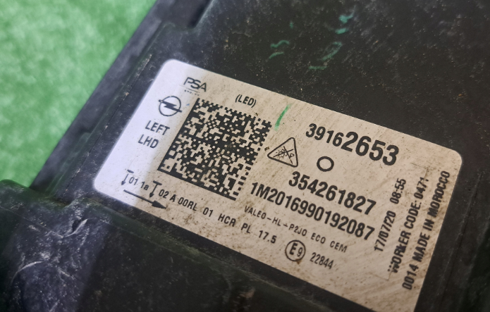 Koplamp OPEL CORSA F FULL LED HEADLAMP